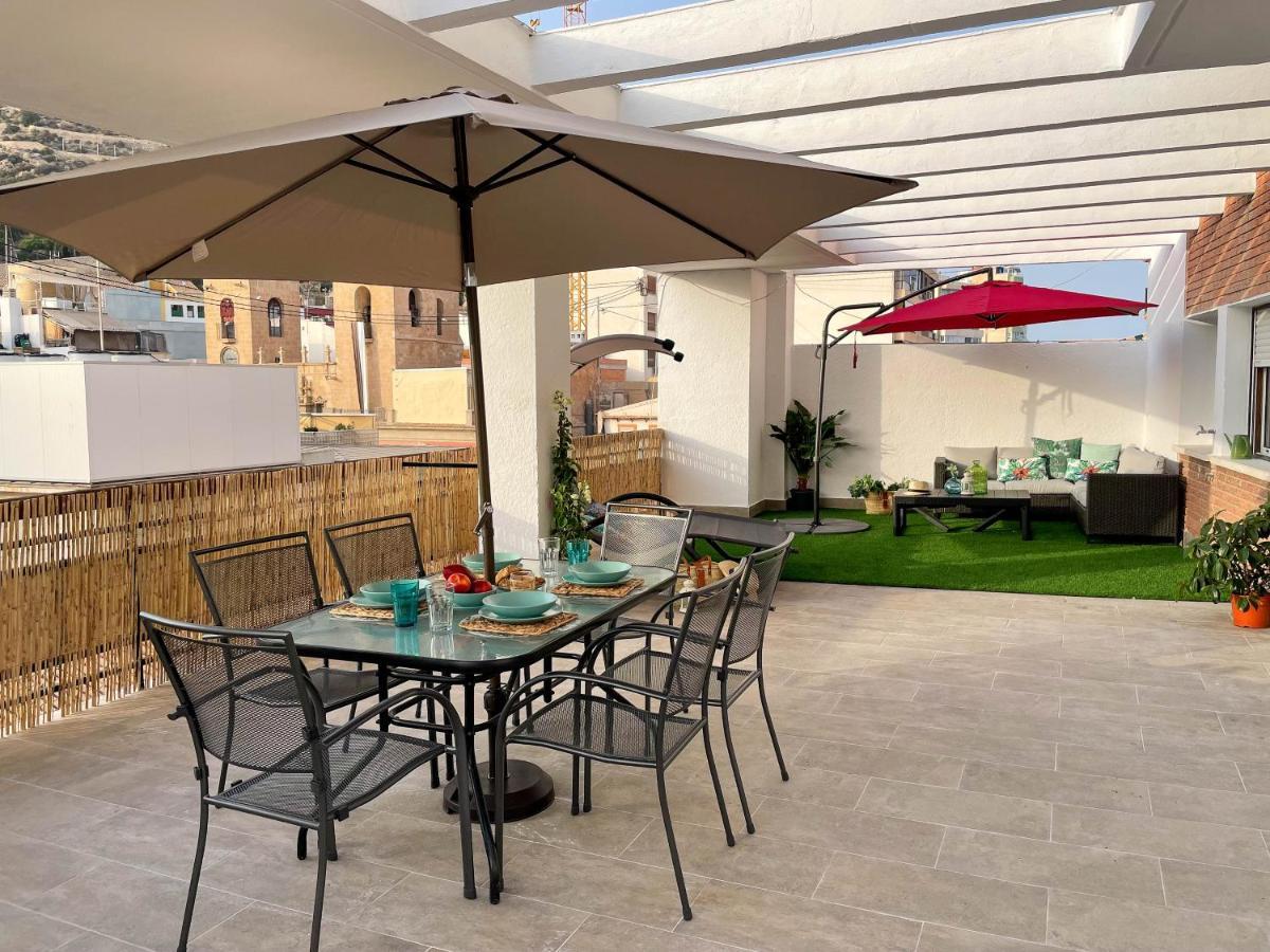 La Terraza. Vistas Al Castillo A 1 Min. De La Playa Alicante Ngoại thất bức ảnh