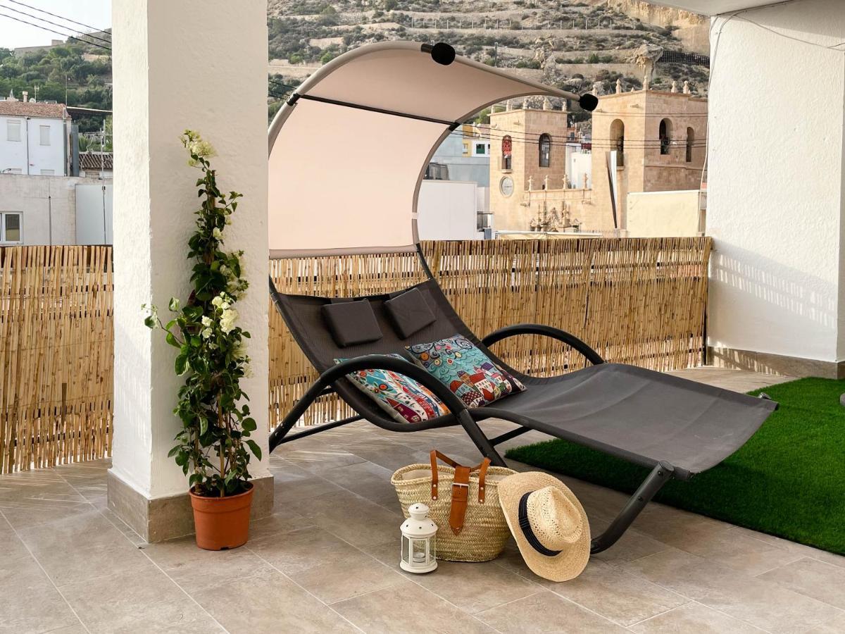 La Terraza. Vistas Al Castillo A 1 Min. De La Playa Alicante Ngoại thất bức ảnh