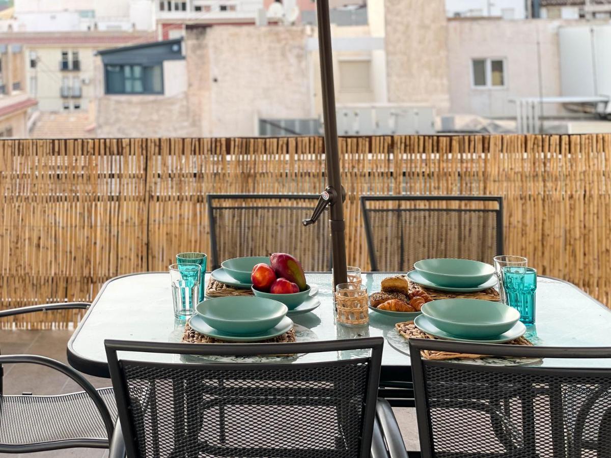 La Terraza. Vistas Al Castillo A 1 Min. De La Playa Alicante Ngoại thất bức ảnh