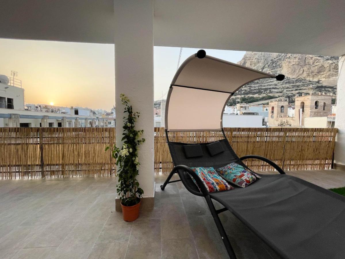 La Terraza. Vistas Al Castillo A 1 Min. De La Playa Alicante Ngoại thất bức ảnh